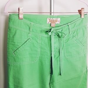 Green Capri Pants